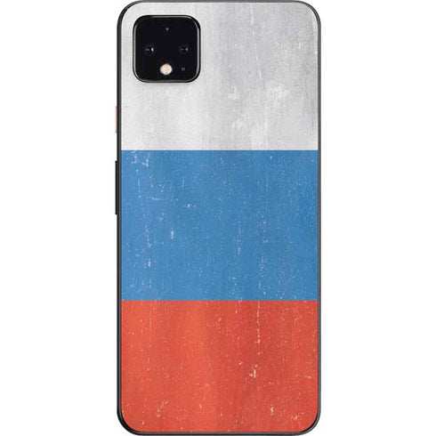 Russian Flag Distressed Google Pixel 4 XL Skin